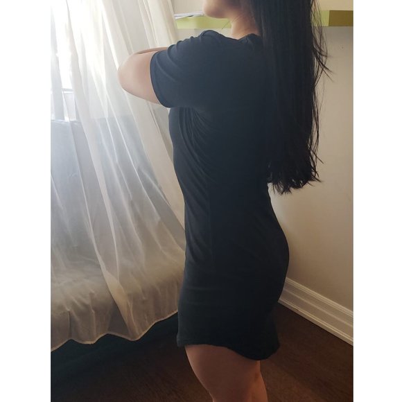 SHEIN Black T-Shirt Dress - Picture 5 of 5